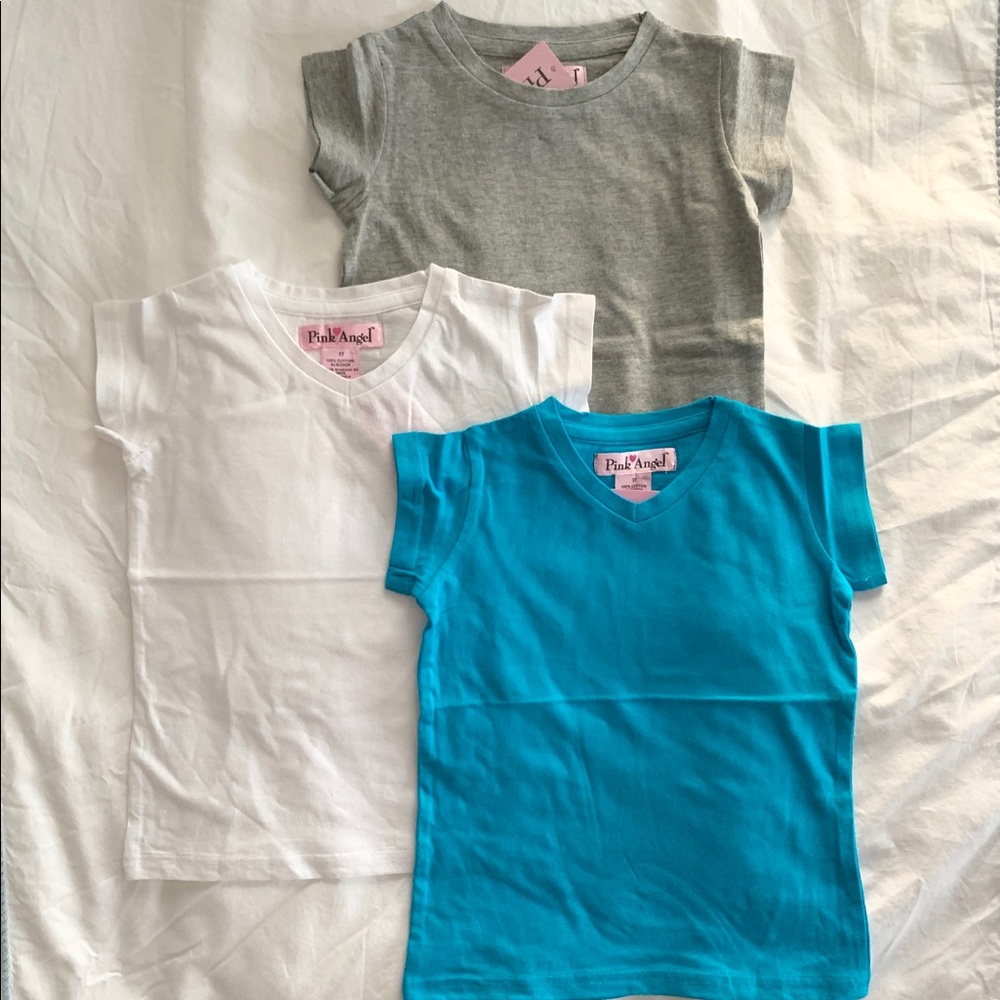Girls 3-pick assorted summer t-shirts